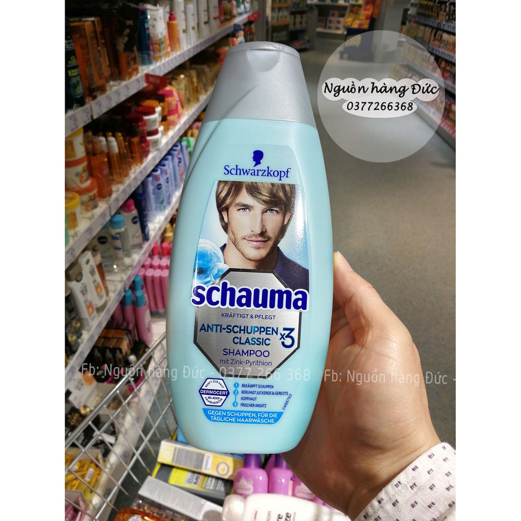 DẦU GỘI TRỊ GÀU SCHAUMA CHUẨN ĐỨC XÁCH TAY- NGUỒN HÀNG ĐỨC