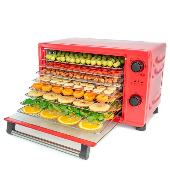 Máy sấy rau củ quả Status siêu đẹp, sấy từ 50 độ C đến 80 độ C