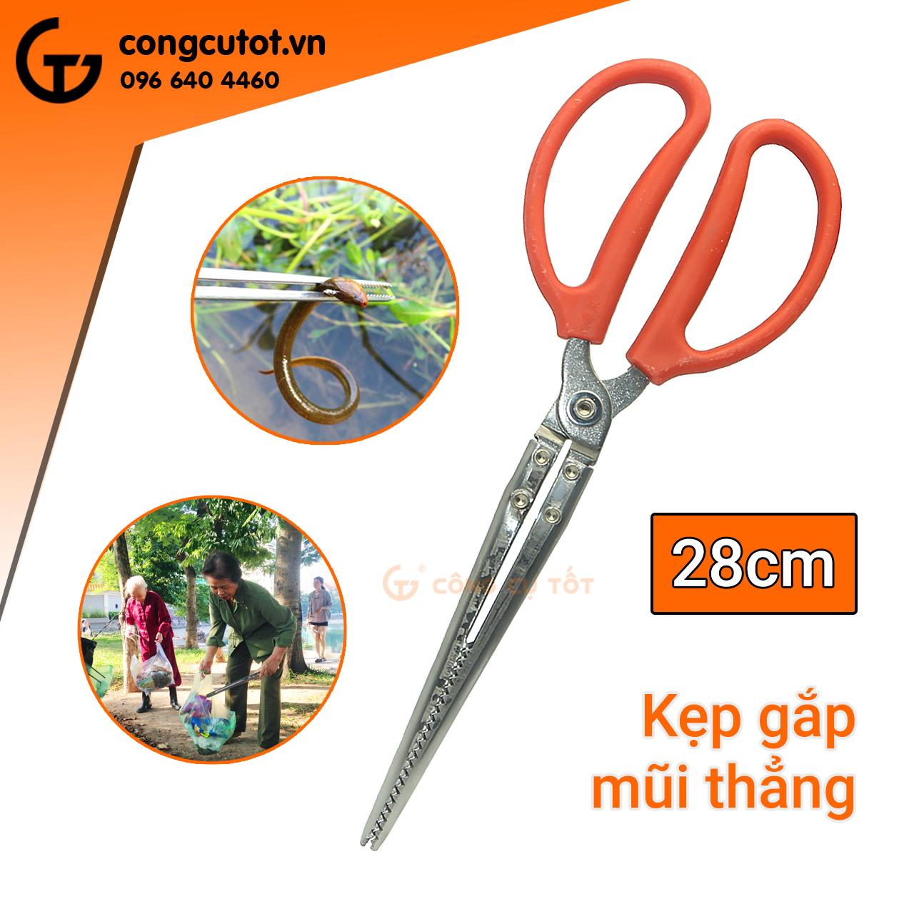 Kẹp gắp dài hình kéo mũi nhọn thẳng