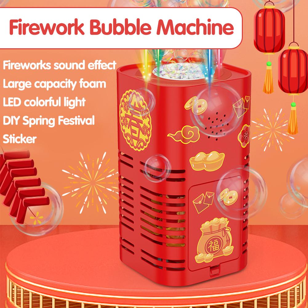 máy thổi bong bóng tự động có đèn và nhạc cho bé 1