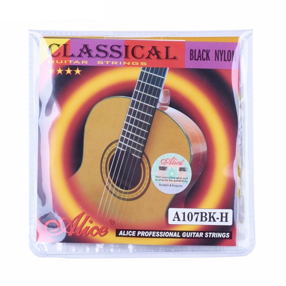 Bộ dây đàn guitar Alice A107 BK Nylon dùng cho đàn classic