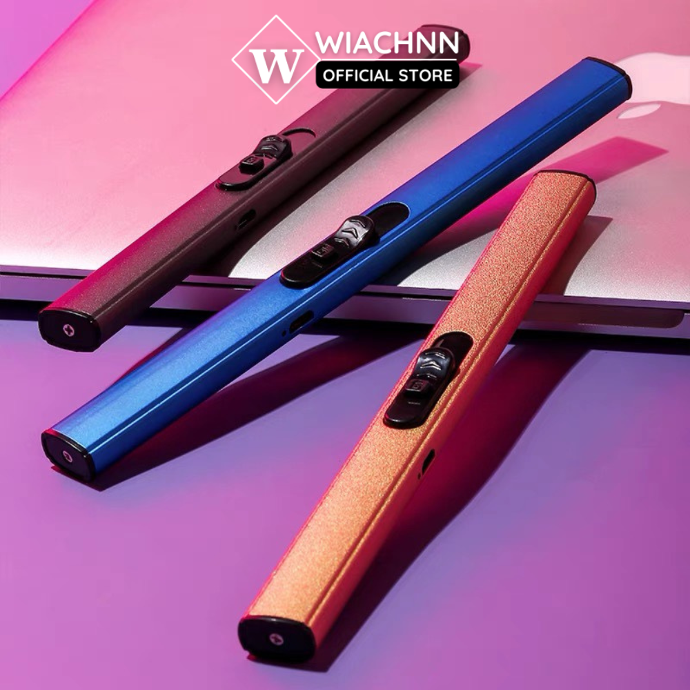 Bật Lửa Sạc Điện USB Plasma WIACHNN Sang Trọng Tiện Ích BLU ( FullBox kèm dây sạc )