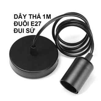 Dây đui đèn thả trần dài 1m đui E27