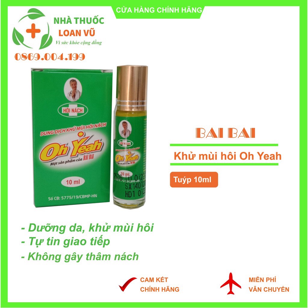 Oh yeah lăn khử mùi hôi nách
