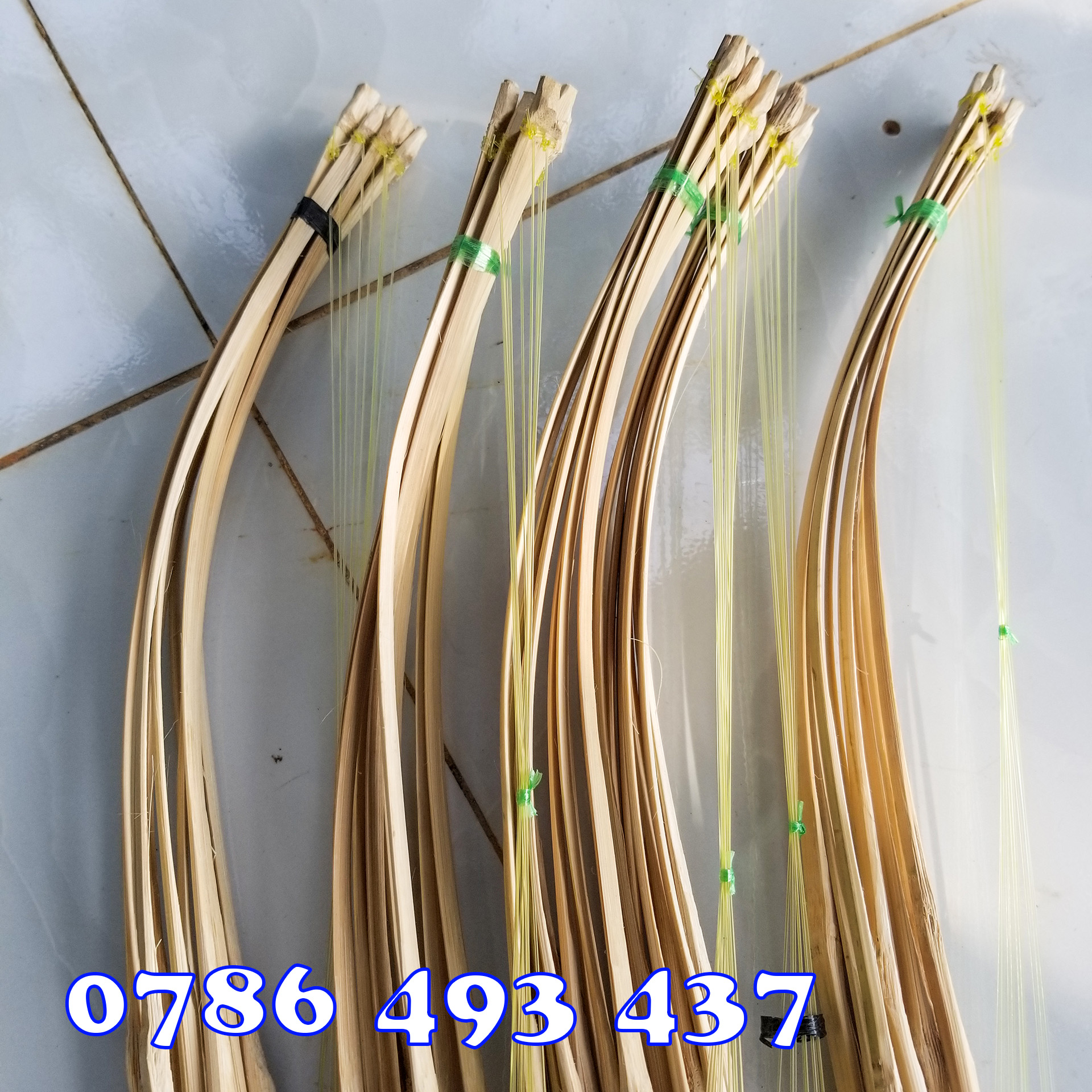 Bán cần câu cắm cá lóc làm bằng tre gai, đầy đủ lưỡi và cước, hàng chuẩn rất nhạy cá