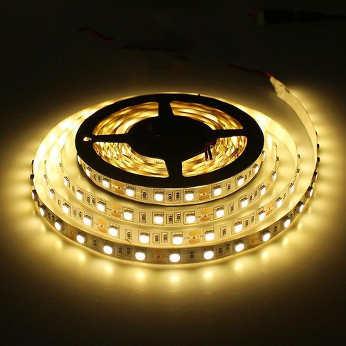 ĐÈN LED DÁN 5M CÓ KEO 5050 CHỐNG NƯỚC - ĐÈN LED TRANG TRÍ -AS VÀNG