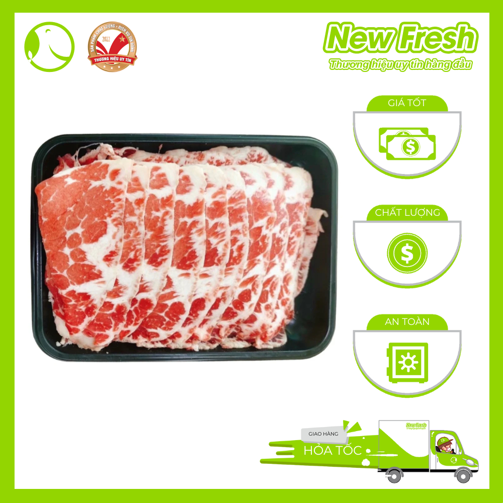 [HỎA TỐC HCM] Gù Bò Úc Thái Mỏng thơm béo - Khay 500gr