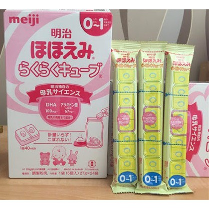 Sữa Meiji thanh số 0-1 cho bé