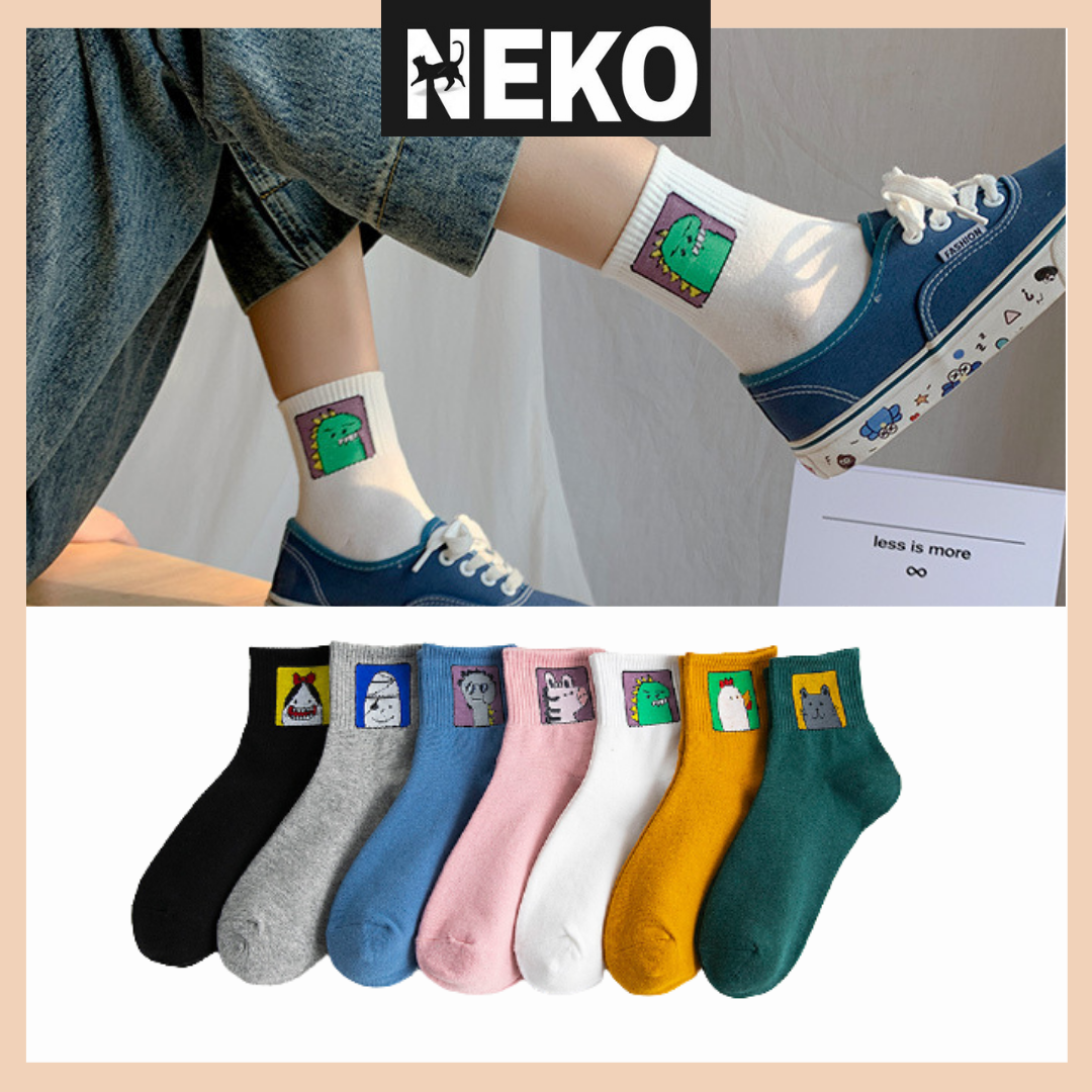 Vớ Tất Cao Cổ unisex hoạt hình