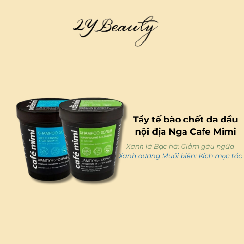 Tẩy da chết da dầu Cafe Mimi làm khô thoáng da đầu, sạch gàu, lâu bết dính
