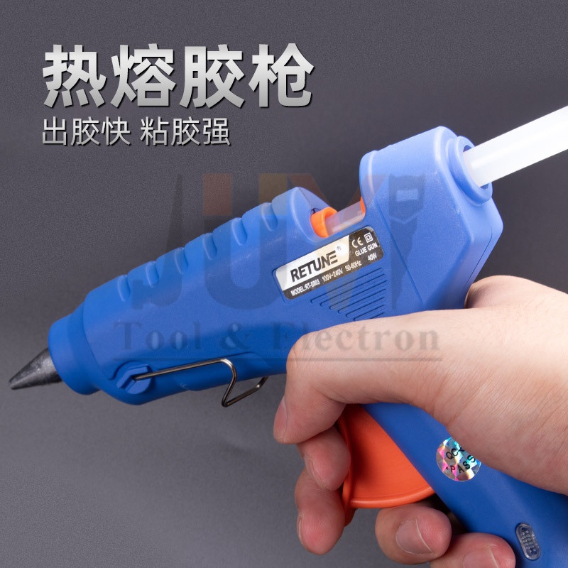 JUYI Súng Bắn Keo Nóng Chảy Dụng Cụ Súng Bắn Keo Nóng Gia Dụng Bộ Thủ Công Mini
