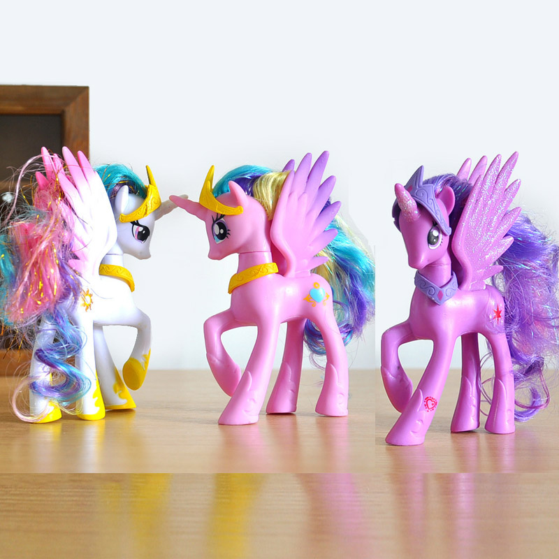 Bộ 3 thiên thần ngựa pony 14cm xinh đẹp