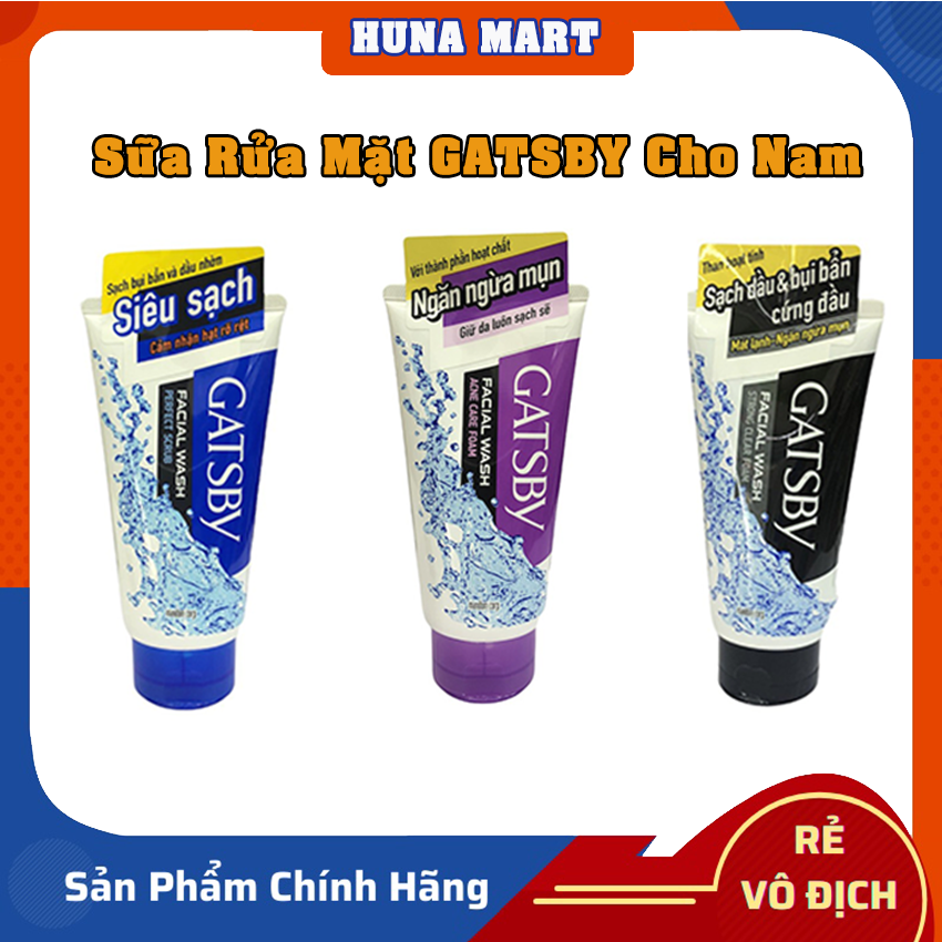 Sữa Rửa Mặt Gatsby dành cho nam
