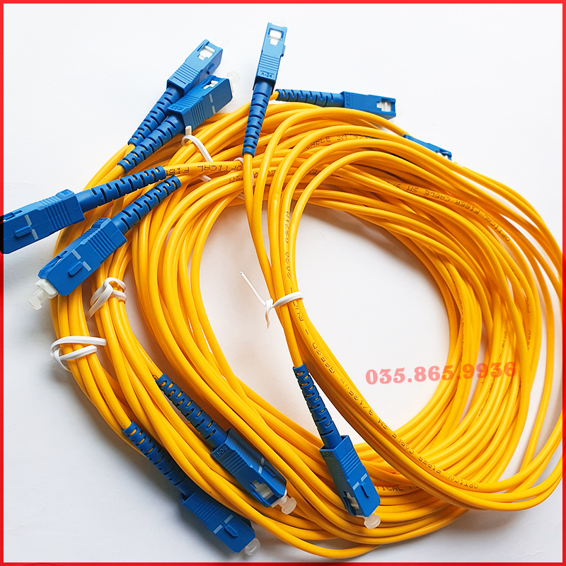 Dây nhảy quang sc - sc upc chiều dài 3m | chuẩn kết nối single mode