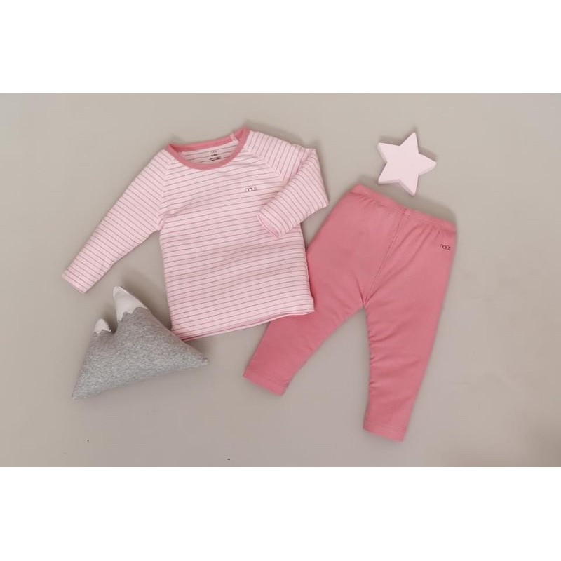 Nous | Bộ Quần Áo Dài Tay Cho Các Bé Từ 6M-24M. Chất Liệu Mềm Mại, Giữ Ấm Cho Các Bé.2 Màu Cho Be Trai Và Bé Gái !.