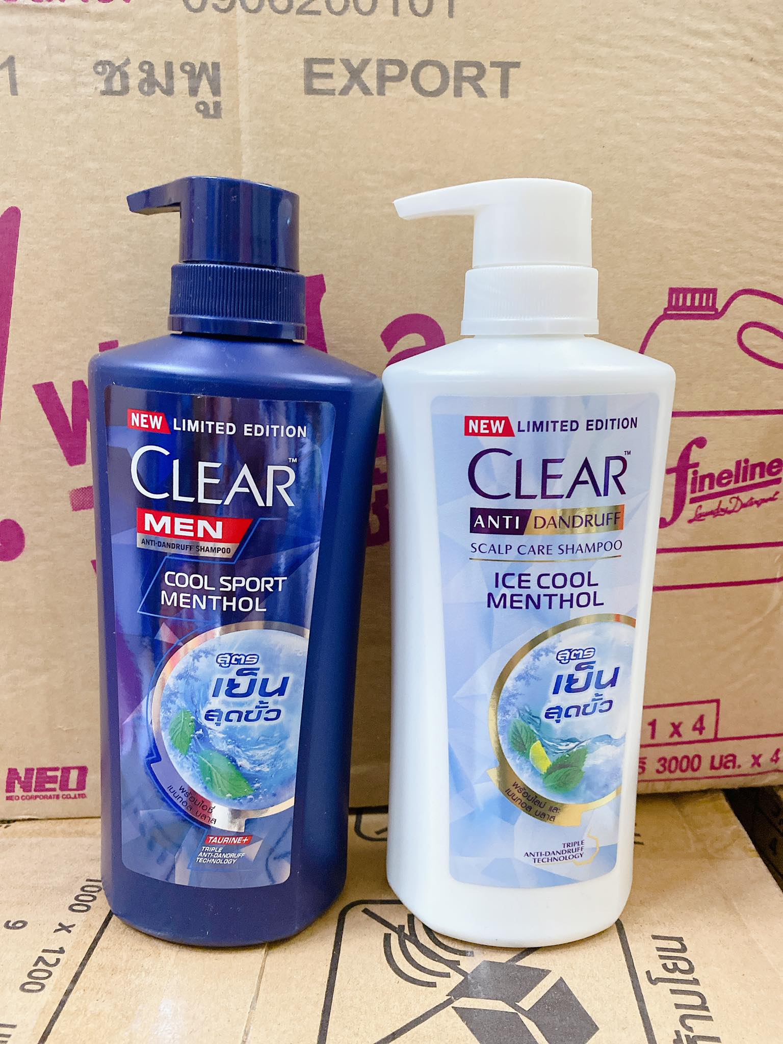 1 chai dầu gội clear bạc hà Thái Lan 450ml