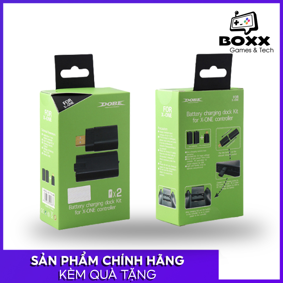 Pin sạc cho Tay Cầm Xbox One Xbox One S Xbox Series X pin sạc xbox chính hãng dobe