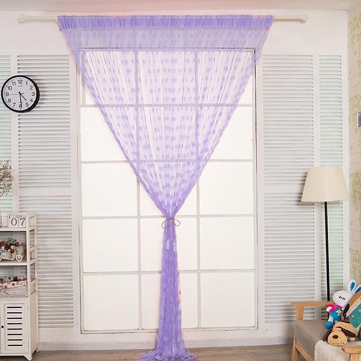 Combo 2 rèm cửa trái tim