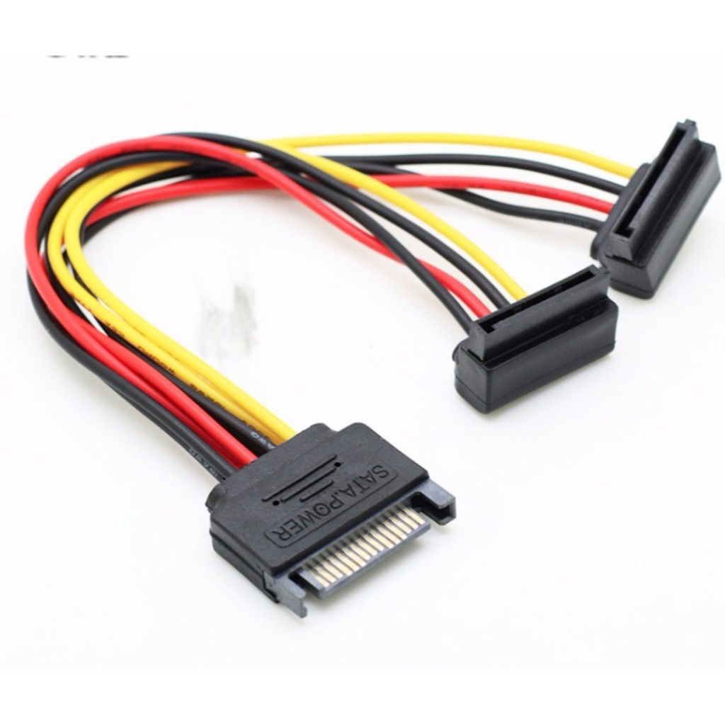Cáp chia nguồn sata 1 ra 2 - dây nguồn hdd sata 1 ra 2 - sata 1-2