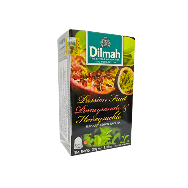 Trà dilmah hương chanh dây, lựu, kim ngân hoa loại túi lọc 20 túi x 1.5g - tdm059