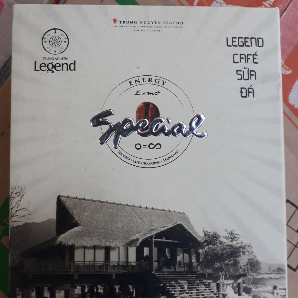 [HCM]CÀ PHÊ TRUNG NGUYÊN LEGEND CF SỮA ĐÁ - HỘP 9 GÓI