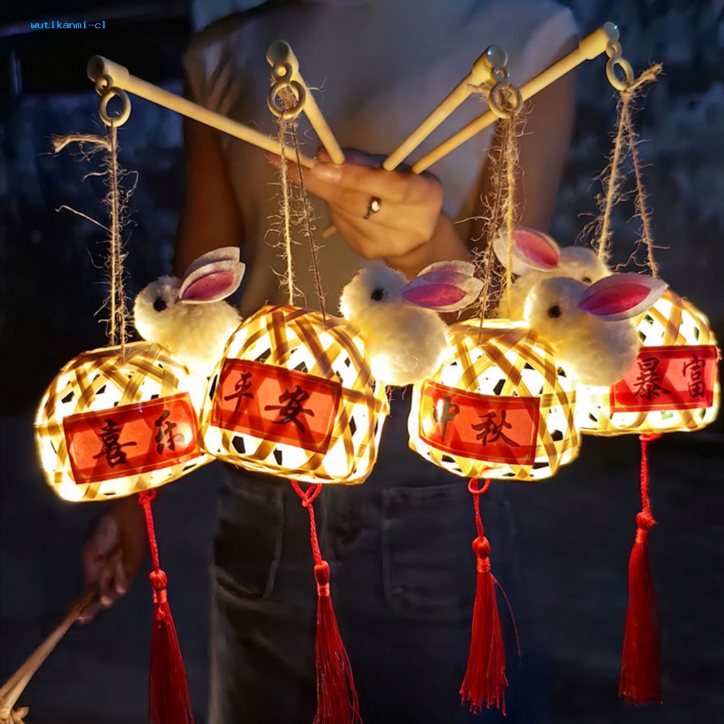 Lồng đèn con thỏ ,lồng đèn trung thu thỏ tre  Hàng Trung Quốc xịn,đèn con thỏ ,hình sứa đèn lồng httrend 2023