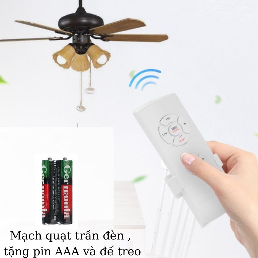 Bo mạch điều khiển từ xa cho quạt trần và đèn mạch điều khiển quạt từ xa công tắc điều khiển từ xa remote mạch điều khiển quạt bộ điều khiển quạt trần từ xa