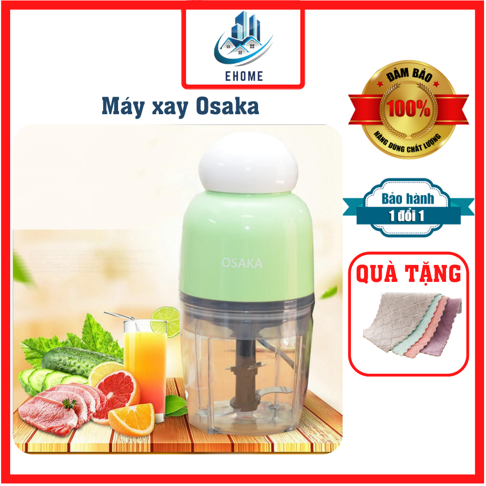 Máy xay sinh tố, xay đá, xay các loại hạt đa năng máy xay osaka nắp trắng