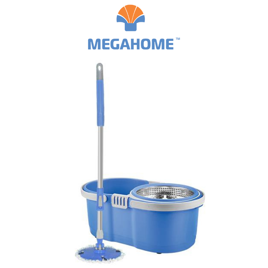 Bộ Lau Nhà Xmop Pro Megahome dung tích 20L sử dụng bông lau dán tiện lợi ,dễ dàng giặt sạch bằng máy giặt