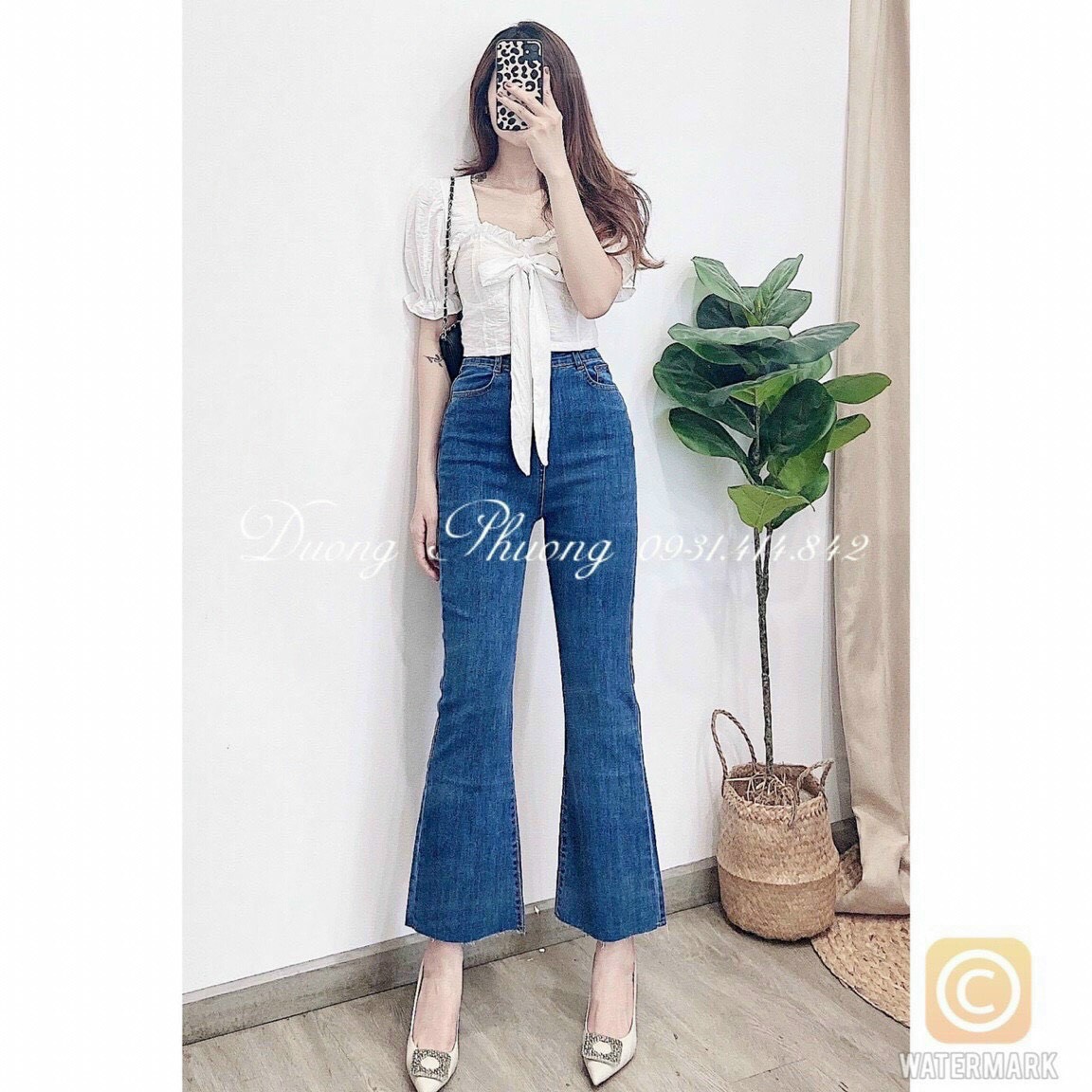[HCM]QUẦN JEAN ỐNG LOE CBS855 CUBIS SHOP