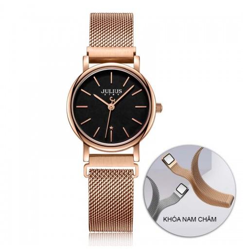 Đồng hồ nữ dây nam châm js-024c julius star hàn quốc