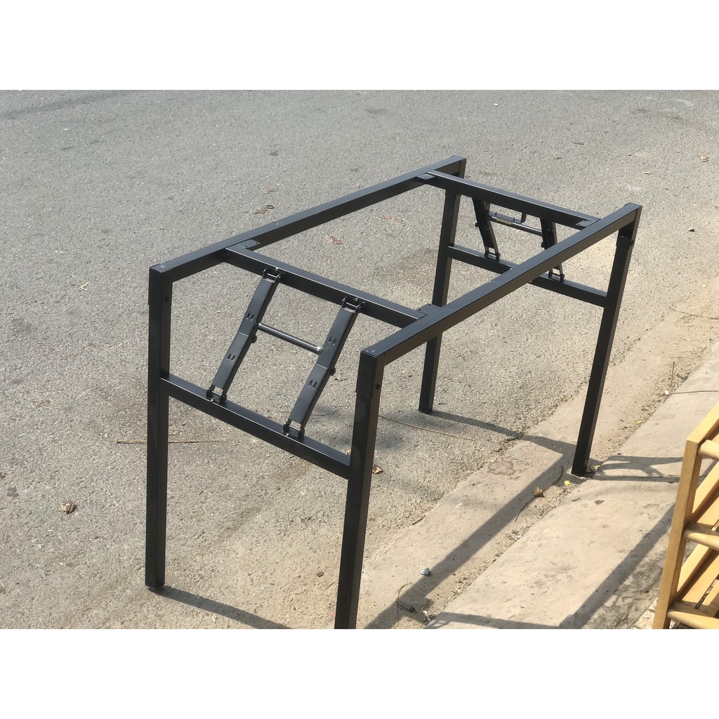 Chân bàn sắt gấp gọn 1m1x40
