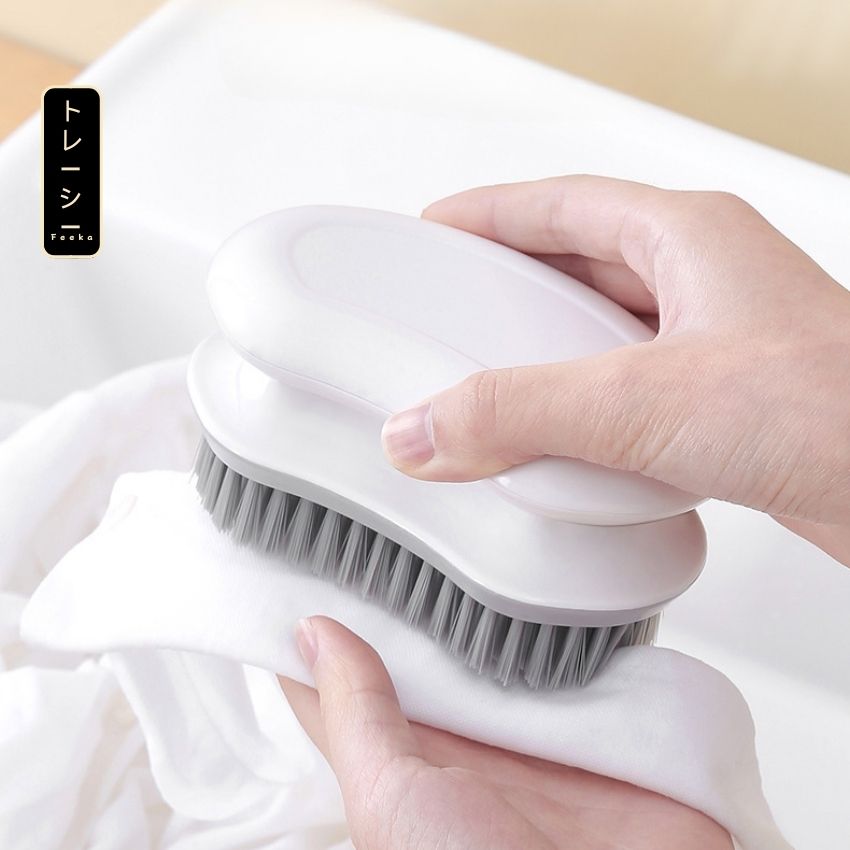 Seeka multifunctional washing soft bristle brush, super soft brush for laundry and scrub clothes