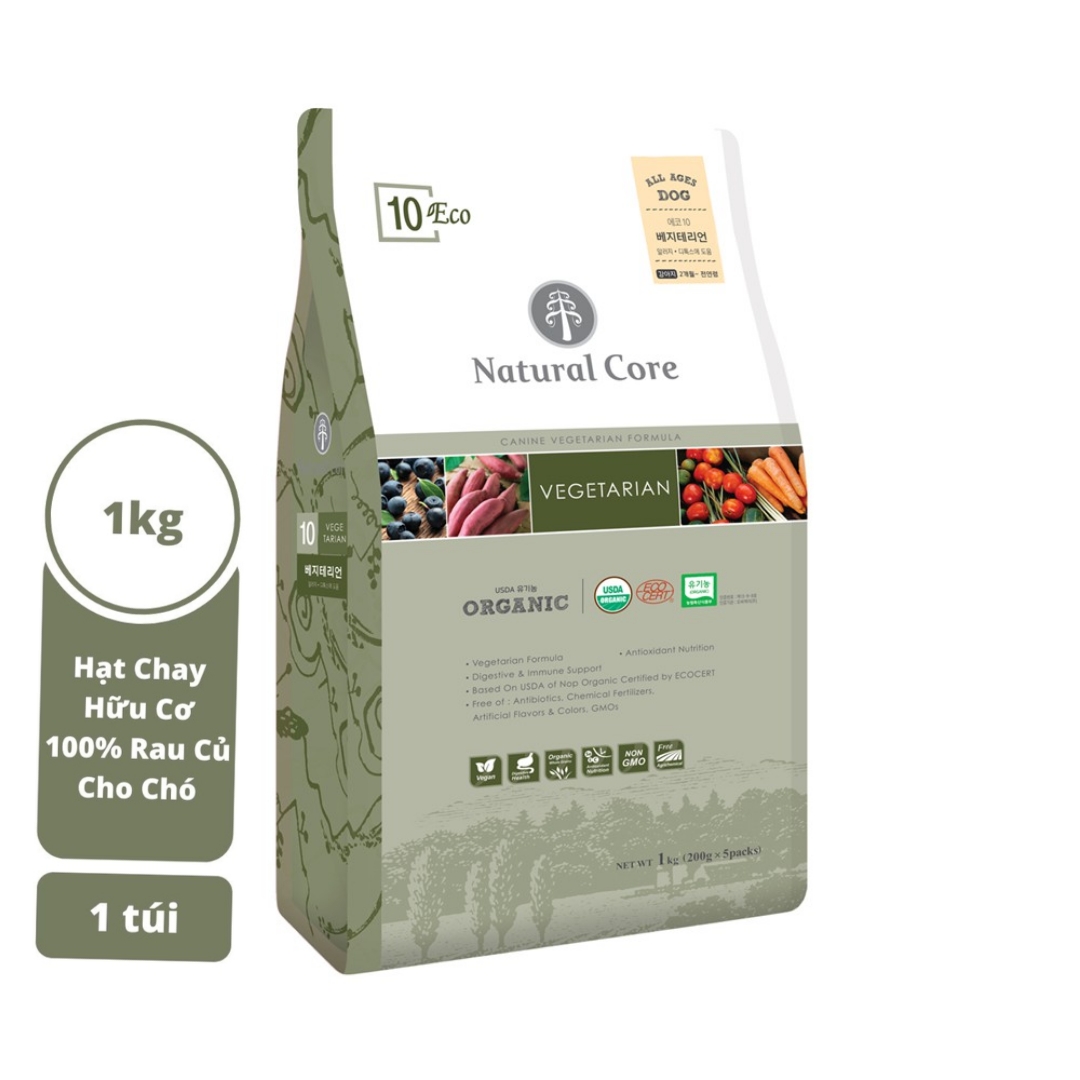 "Hoàn tiền đến 10%" Natural Core hạt rau củ thuần chay cho chó mèo 1kg