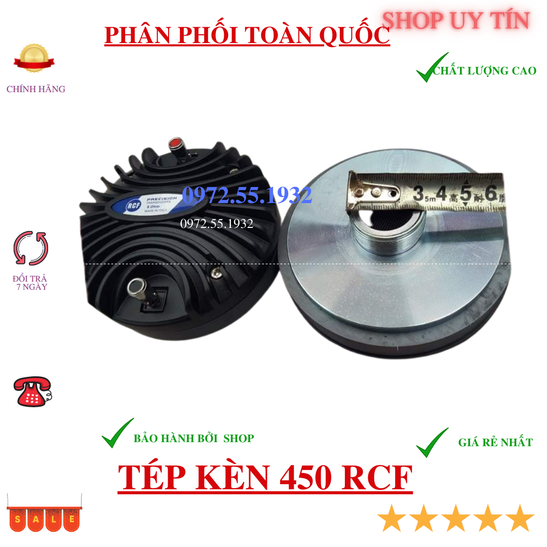 Củ tép kèn  450 RCF Côn: 44.4mm  cao cấp   - GÁI 1 CÁI