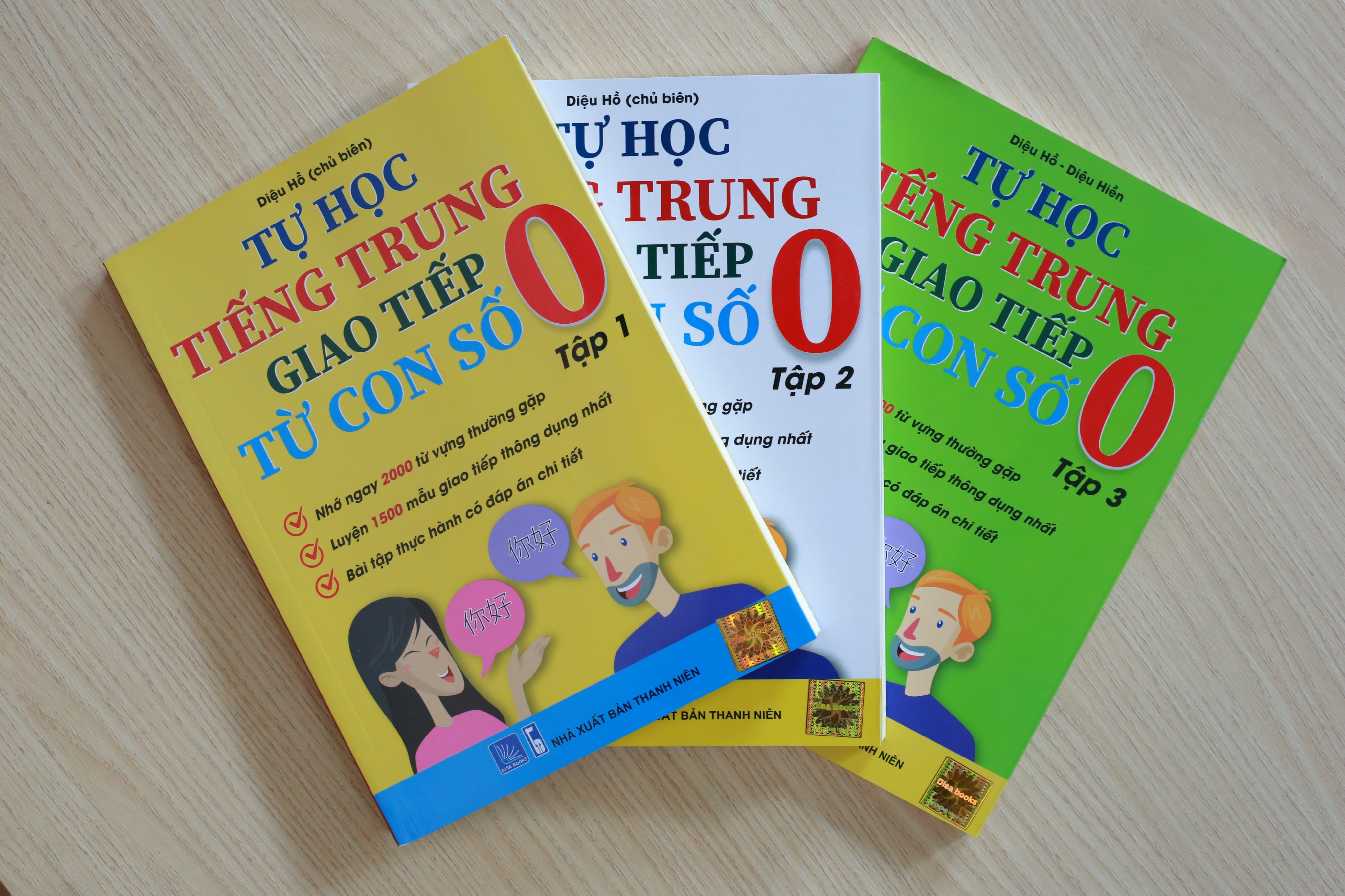 Tự học tiếng trung giao tiếp từ con số 0 tập 1 & 2 & 3 + file nghe mp3