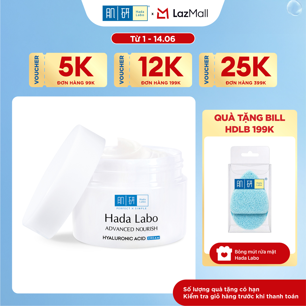 Kem dưỡng ẩm Hada Labo Advanced Nourish Cream 50g