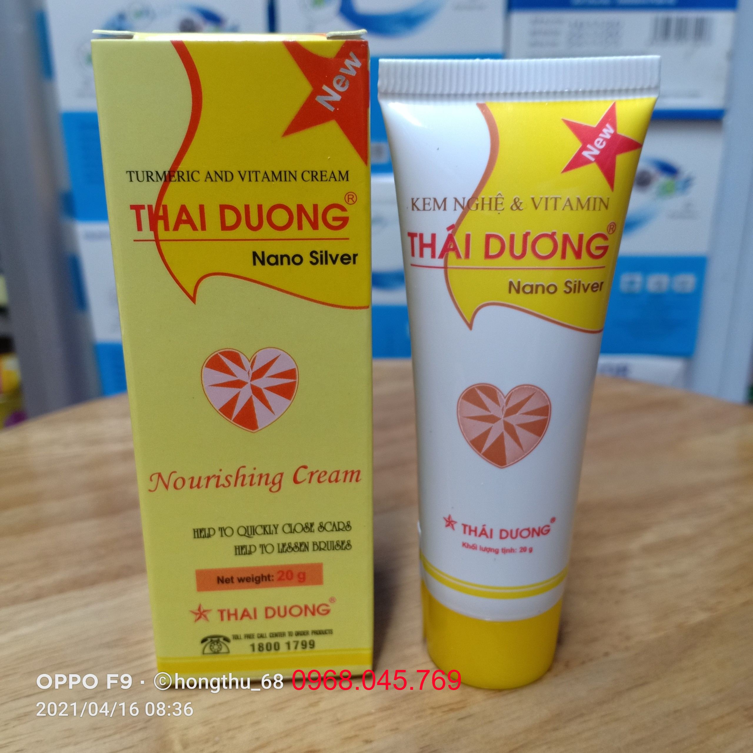 Kem nghệ thái dương - tuýp 20g