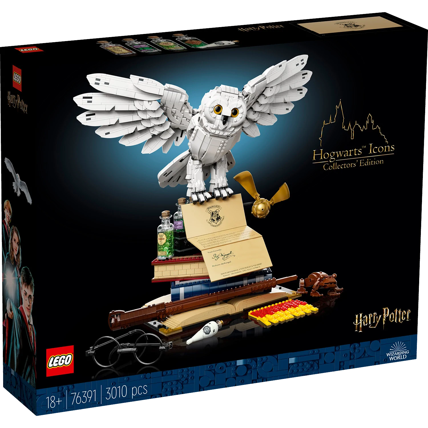 BRICK4U - LEGO  HARRY POTTER - 76391 - CÚ - BIỂU TƯỢNG CỦA HOGWART - PHIÊN BẢN DÀNH CHO NGƯỜI SƯU TẦM