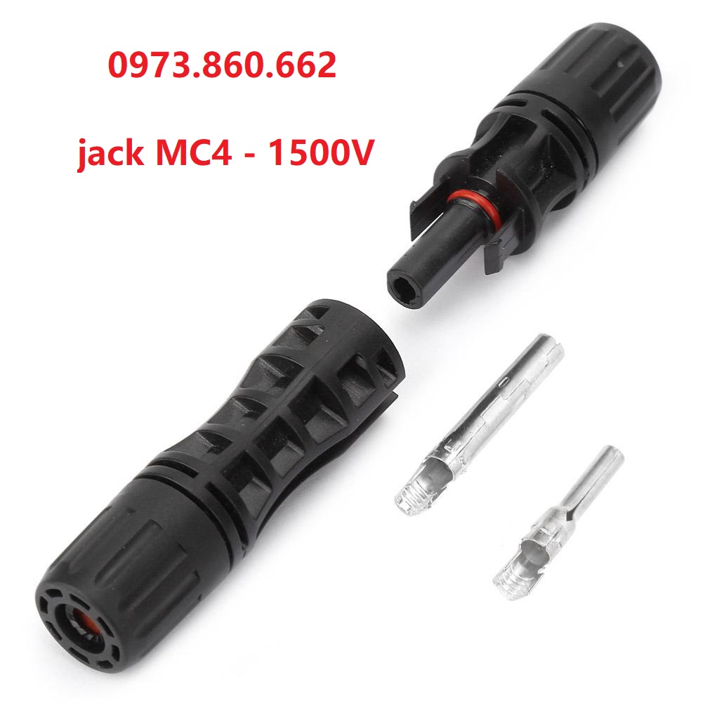 Giắc nối MC4 - JACK MC4 1500V Giắc kết nối pin năng lượng mặt trời