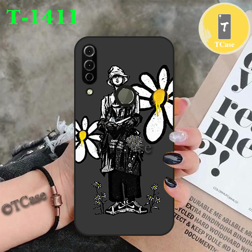 Ốp lưng Vsmart Joy 3 dẻo đen in hình Hoa Cúc G-Dragon