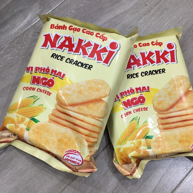 Bánh Gạo Phomai Ngô Nakki 118g