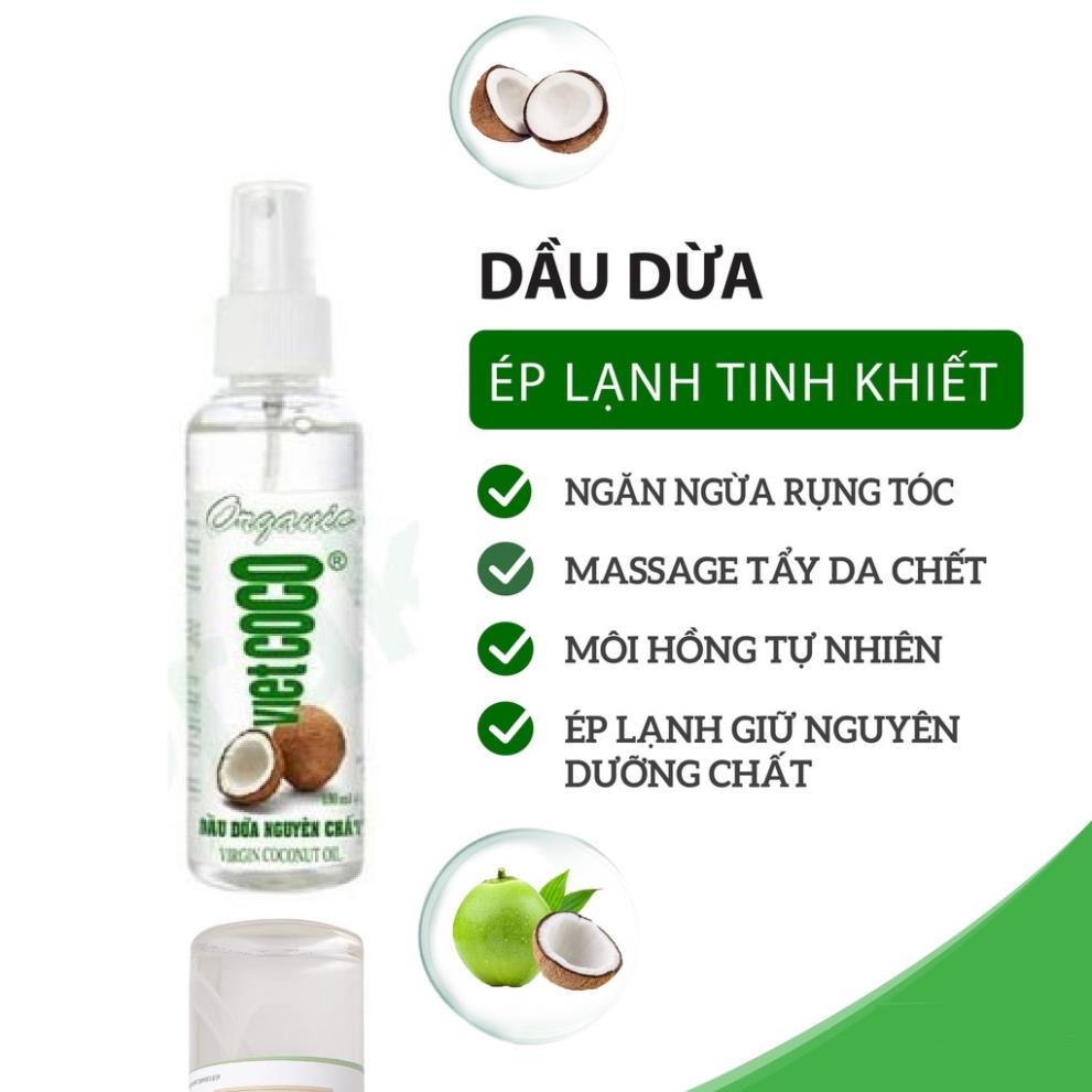 Tinh dầu dừa ép lạnh 100ml hàng chuẩn