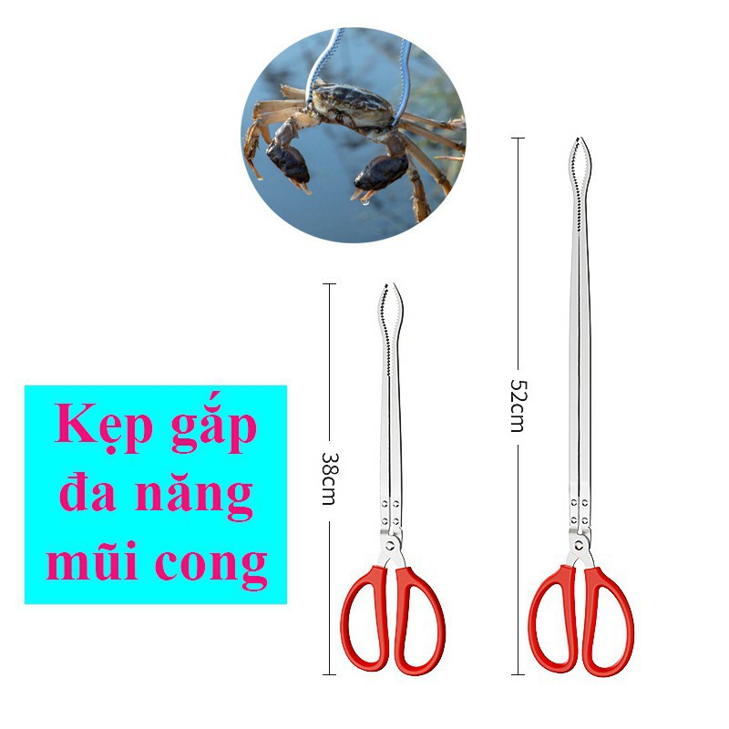 Kẹp bắt lươn rắn, hải sản, cua ghẹ, tôm hùm. loại dụng cụ chuyên dụng,dụng cụ bắt cá, tôm, cua, lươn