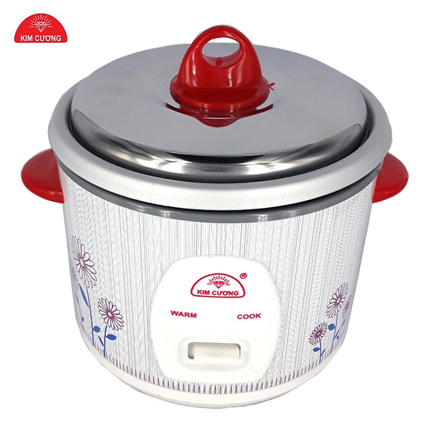 Nồi cơm điện nắp rời 0.6 lít Kim Cương KC-0.6R