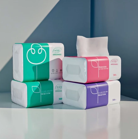 Thùng 10 gói giấy ăn rút organic hàng cao cấp, mềm mịn và dai
