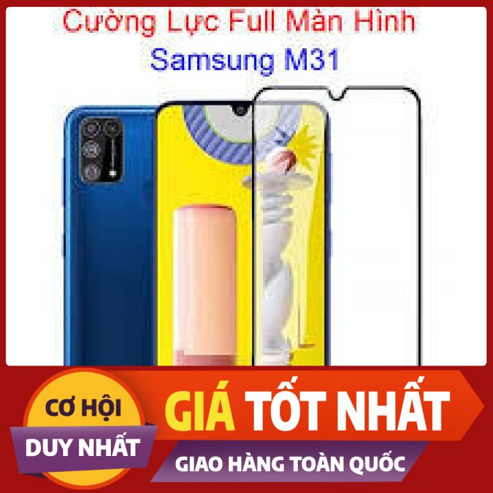 Kính cường lực samsung m31 full màn hình 21d || mr.anh store