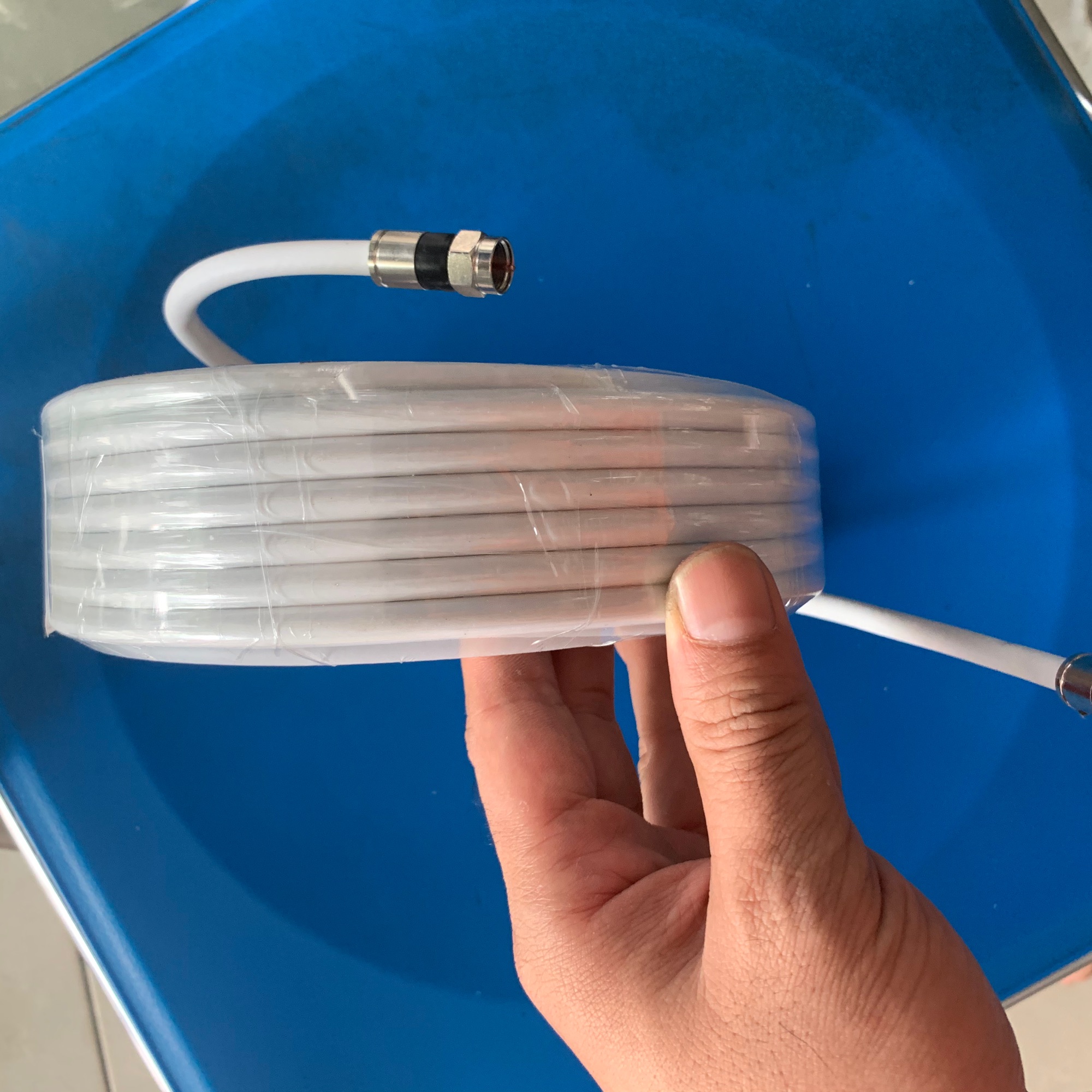 [HCM]Dây cáp 5 mét đồng trục sử dụng cho truyền hình vệ tinh truyền hình cáp anten camera quan sát