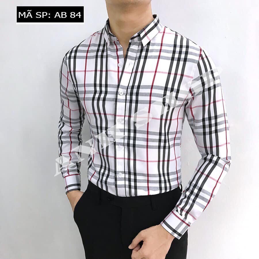 Áo Sơ Mi Nam kẻ Caro BBR dài tay chất cotton siêu đẹp