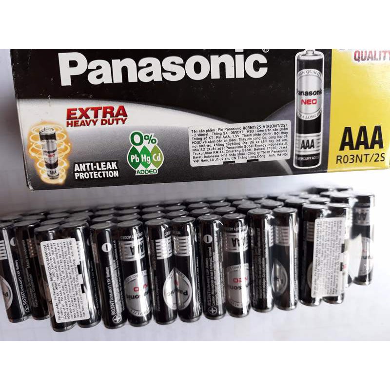 hộp 60 pin PANASONIC AAA 1.5V ( pin đũa ) dùng cho remote